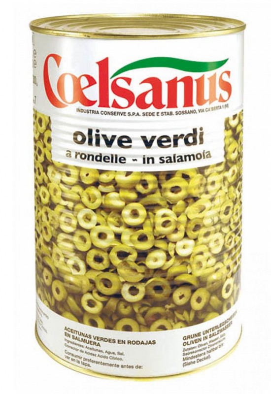 Olive Verdi Rondelle 